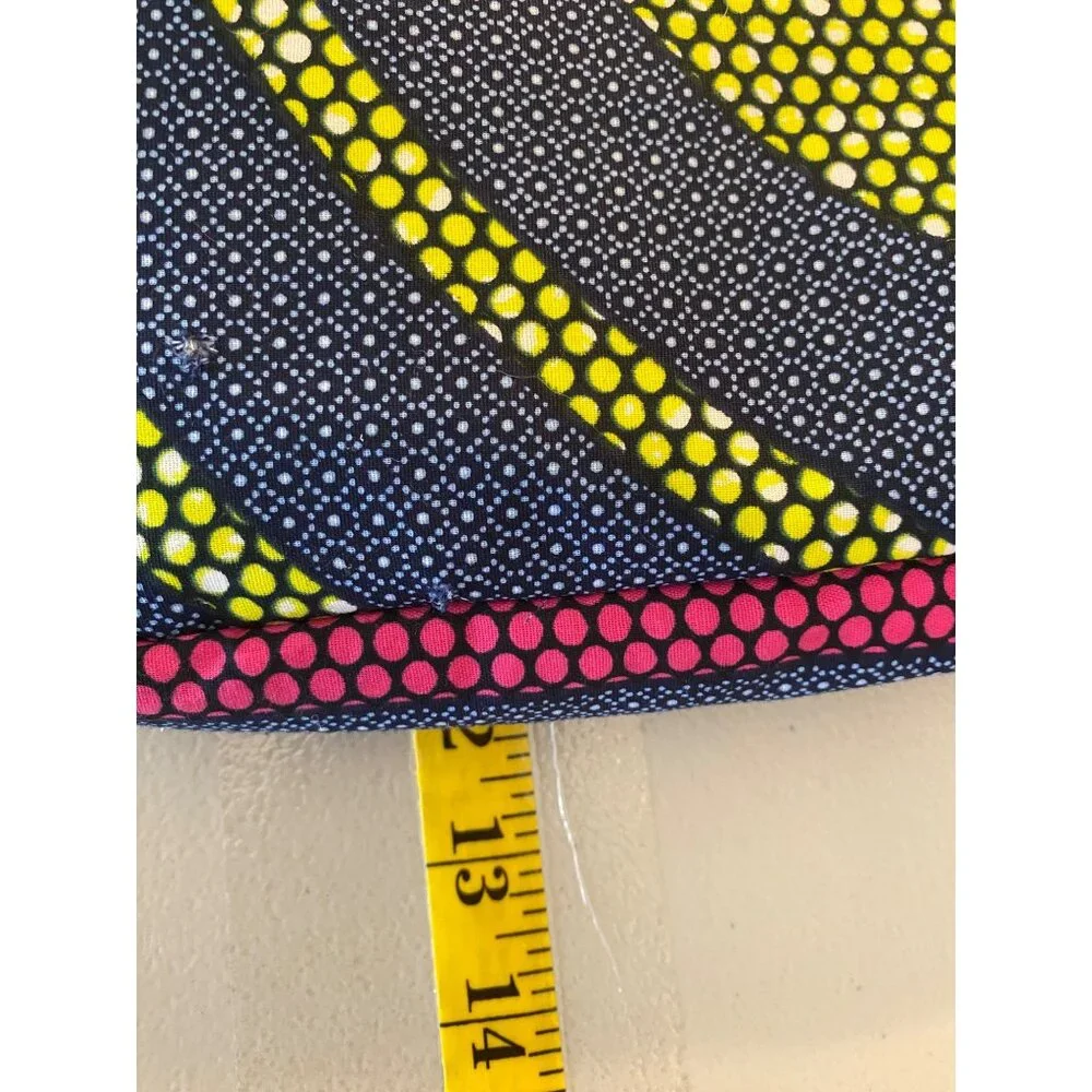 Village of Hope Off the Street Laptop Bag With Shoulder Strap Blue Yellow Pink